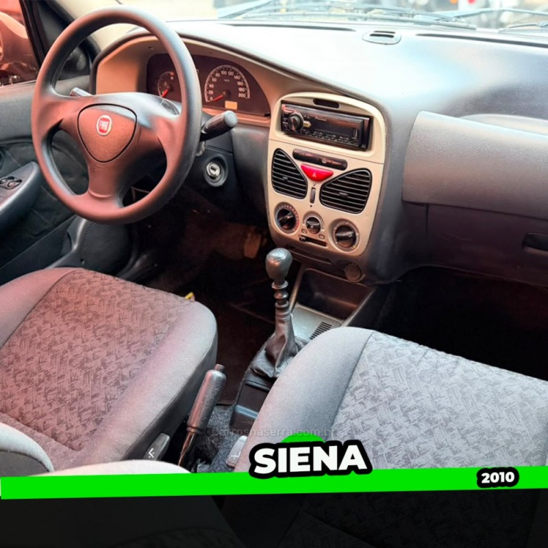 SIENA 1.0 MPI FIRE ELX 16V GASOLINA 4P MANUAL - 2010 - TAQUARA