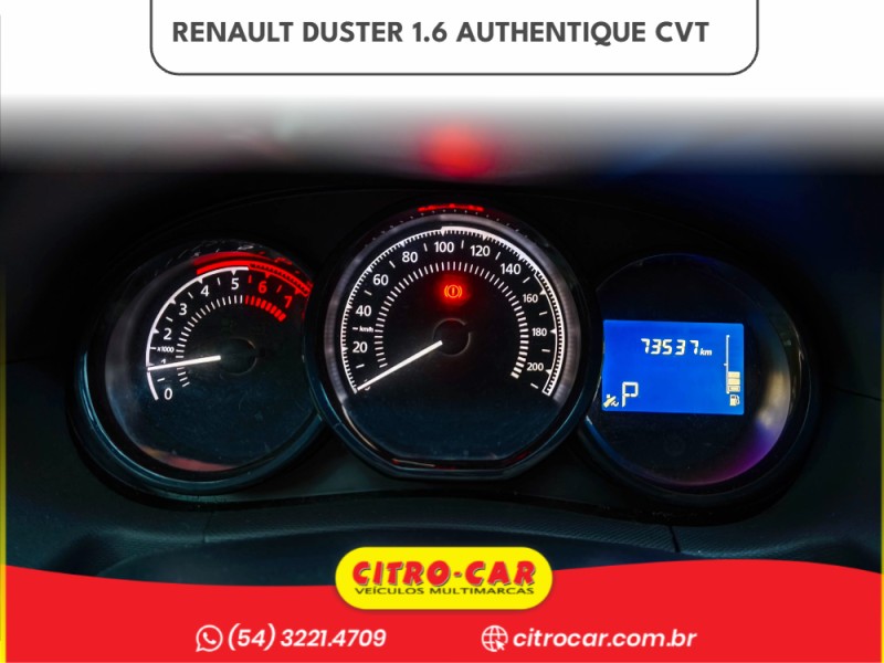 DUSTER 1.6 AUTHENT 16V FLEX 4P AUTOMÁTICO - 2019 - CAXIAS DO SUL