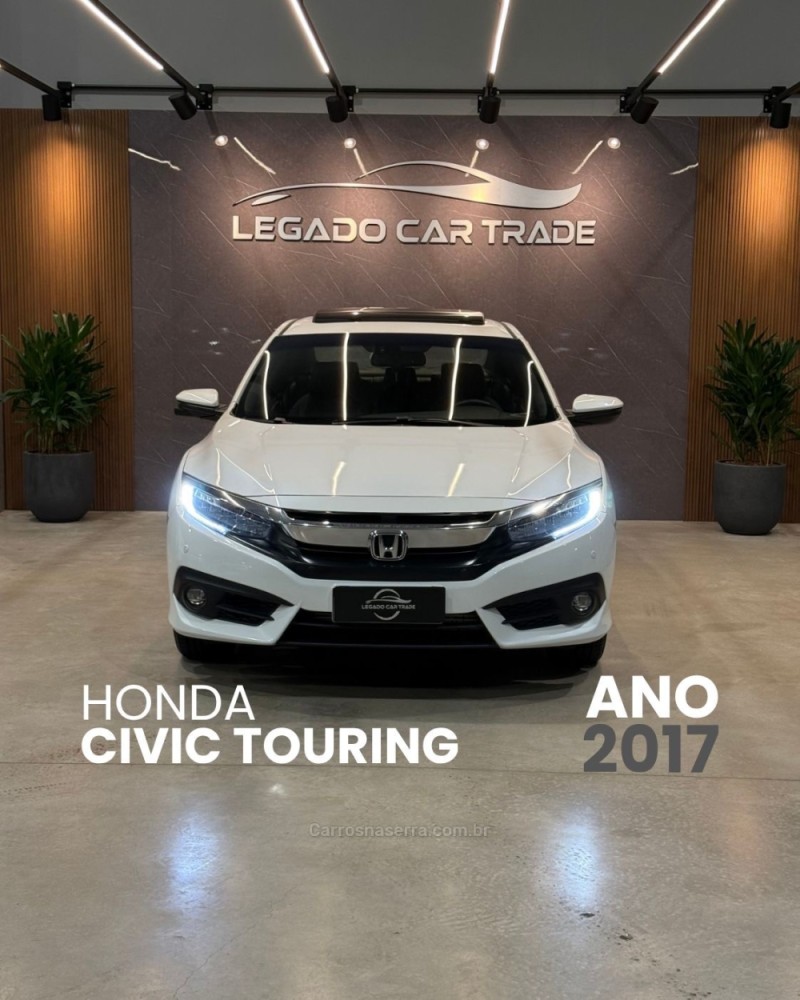 civic 1.5 16v touring turbo gasolina 4p automatico 2017 caxias do sul