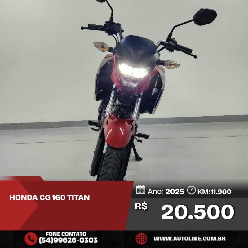 cg 160 titan esdi 2025 bento goncalves