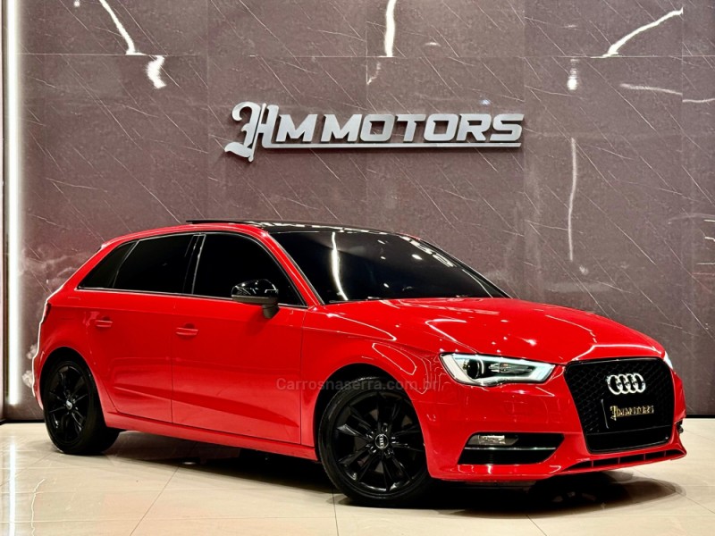 A3 1.8 TFSI SPORTBACK 20V 180CV GASOLINA 2P AUTOMÁTICO - 2014 - CAXIAS DO SUL