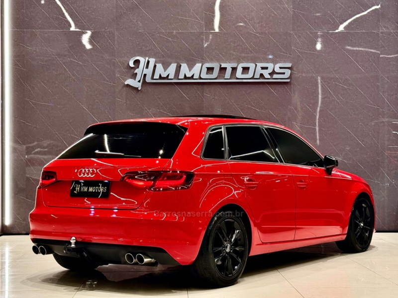 A3 1.8 TFSI SPORTBACK 20V 180CV GASOLINA 2P AUTOMÁTICO - 2014 - CAXIAS DO SUL