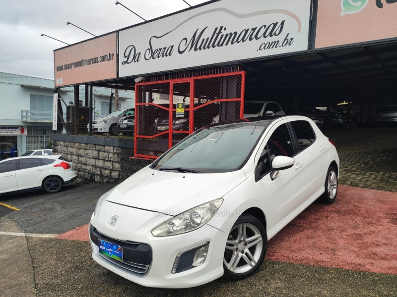 308 2.0 allure 16v flex 4p automatico 2014 farroupilha
