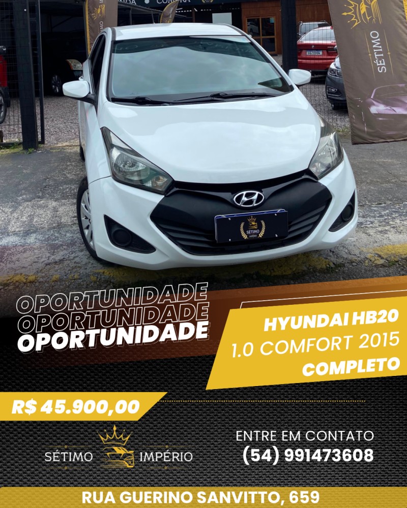 hb20 1.0 comfort 16v flex 4p manual 2015 caxias do sul