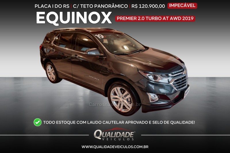 equinox 2.0 16v turbo gasolina premier awd automatico 2019 santa cruz do sul