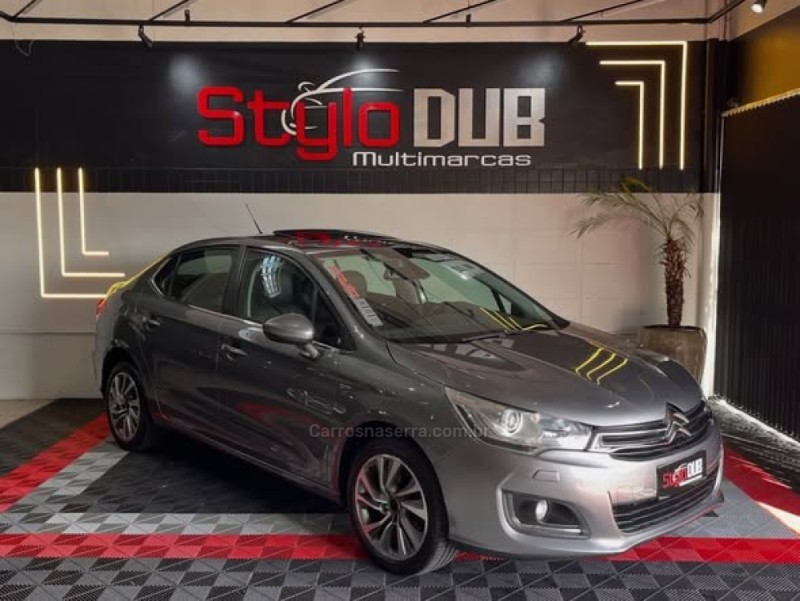 c4 lounge 1.6 exclusive 16v turbo gasolina 4p automatico 2017 estancia velha