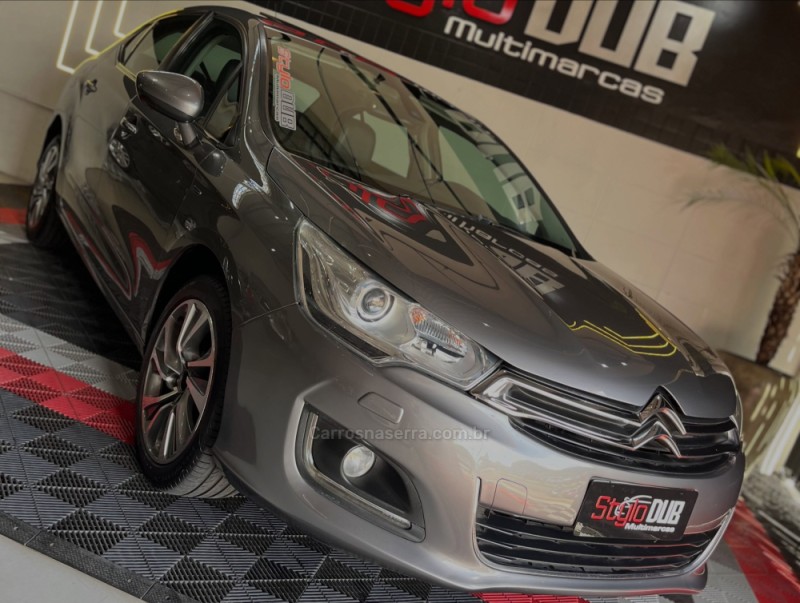 C4 LOUNGE 1.6 EXCLUSIVE 16V TURBO GASOLINA 4P AUTOMÁTICO - 2017 - ESTâNCIA VELHA