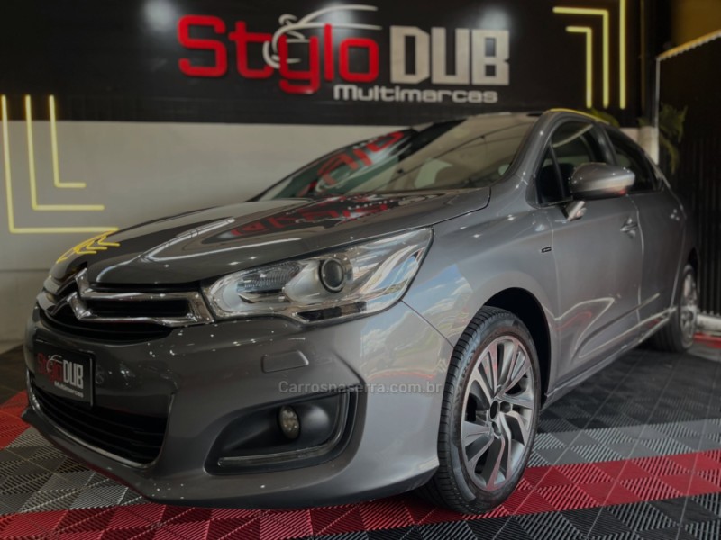 C4 LOUNGE 1.6 EXCLUSIVE 16V TURBO GASOLINA 4P AUTOMÁTICO - 2017 - ESTâNCIA VELHA