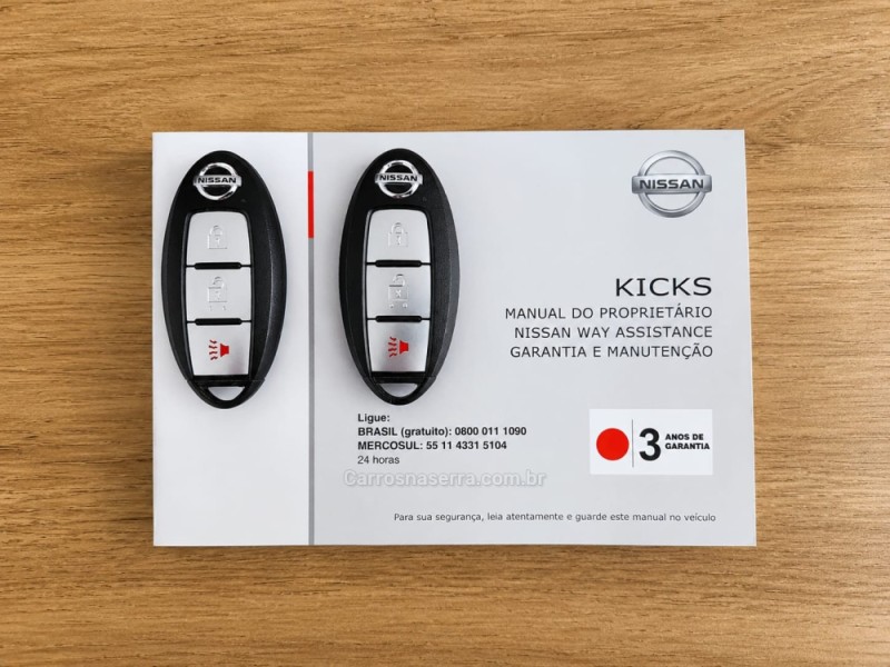 KICKS 1.6 EXCLUSIVE 16V FLEX 4P AUTOMÁTICO - 2022 - CAXIAS DO SUL