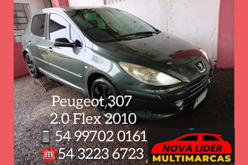 307 2.0 presence 16v flex 4p automatico 2010 caxias do sul
