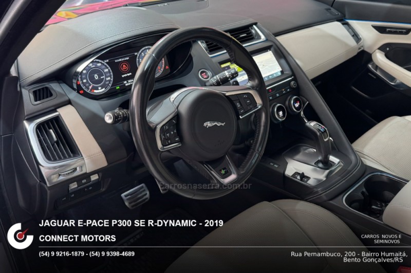 E-PACE 2.0 16V P300 R-DYNAMIC SE AWD GASOLINA 4P AUTOMÁTICO - 2019 - BENTO GONçALVES