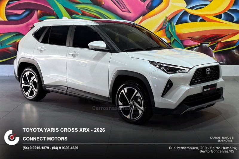 yaris cross 1.5 xrx 16v flex 4p automatico 2026 bento goncalves