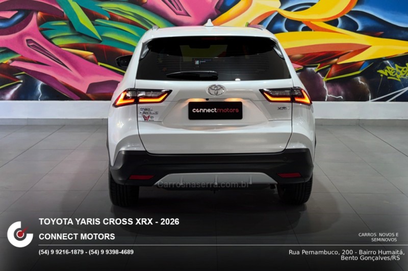 YARIS CROSS 1.5 XRX 16V FLEX 4P AUTOMÁTICO - 2026 - BENTO GONçALVES