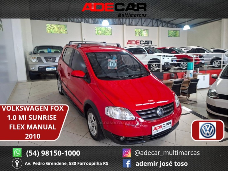 fox 1.0 mi sunrise 8v flex 4p manual 2010 farroupilha