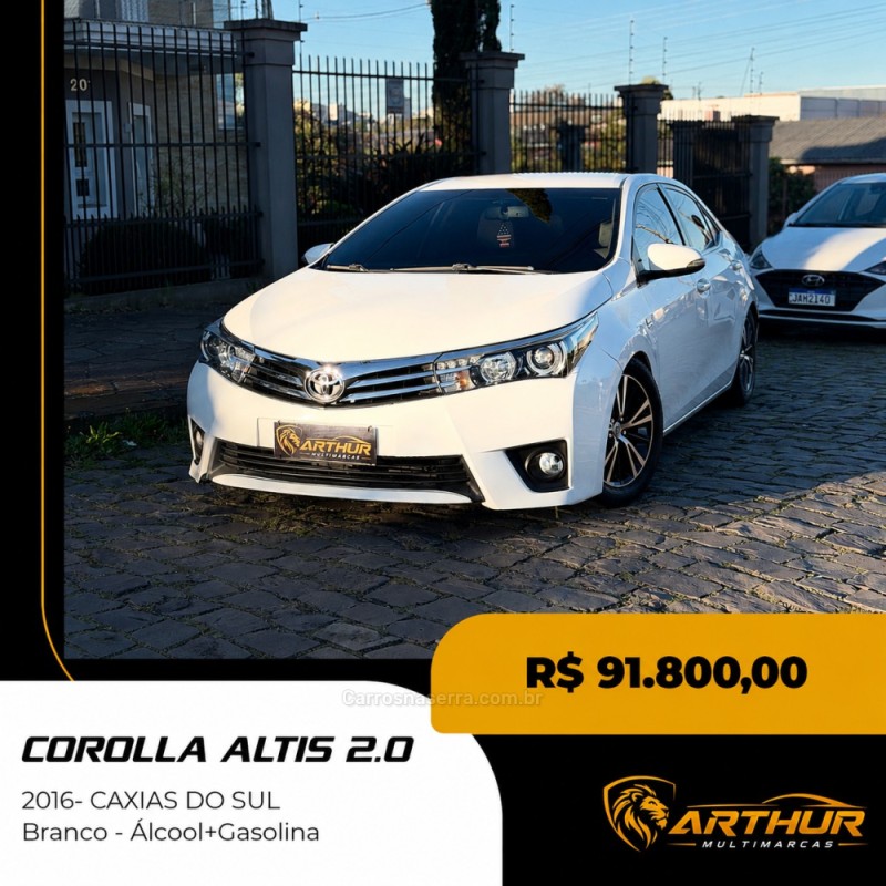 corolla 2.0 altis premium 16v flex 4p automatico 2016 caxias do sul