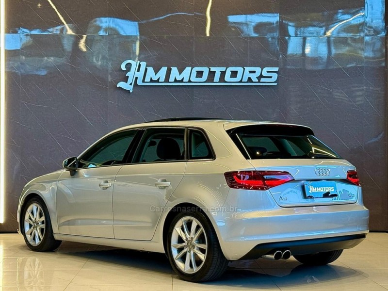 A3 1.8 TFSI SPORTBACK AMBITION 16V GASOLINA 4P AUTOMÁTICO - 2014 - CAXIAS DO SUL