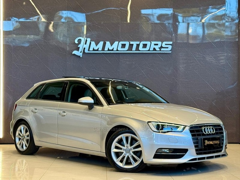 A3 1.8 TFSI SPORTBACK AMBITION 16V GASOLINA 4P AUTOMÁTICO - 2014 - CAXIAS DO SUL