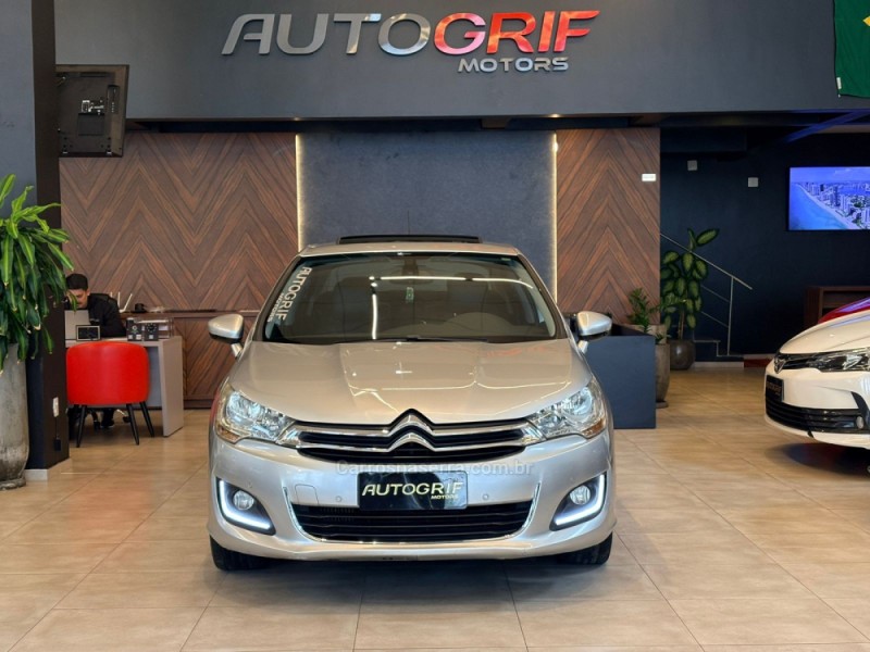 C4 LOUNGE 1.6 EXCLUSIVE 16V TURBO GASOLINA 4P AUTOMÁTICO - 2015 - CAMPO BOM