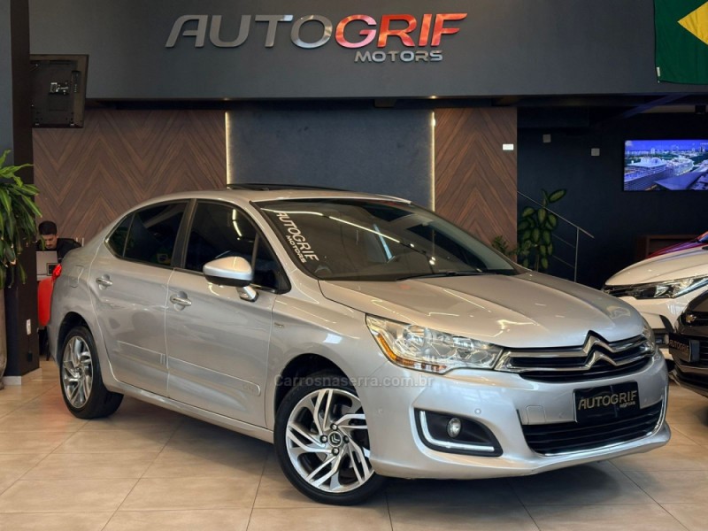 c4 lounge 1.6 exclusive 16v turbo gasolina 4p automatico 2015 campo bom