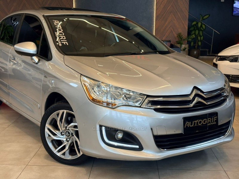 C4 LOUNGE 1.6 EXCLUSIVE 16V TURBO GASOLINA 4P AUTOMÁTICO - 2015 - CAMPO BOM
