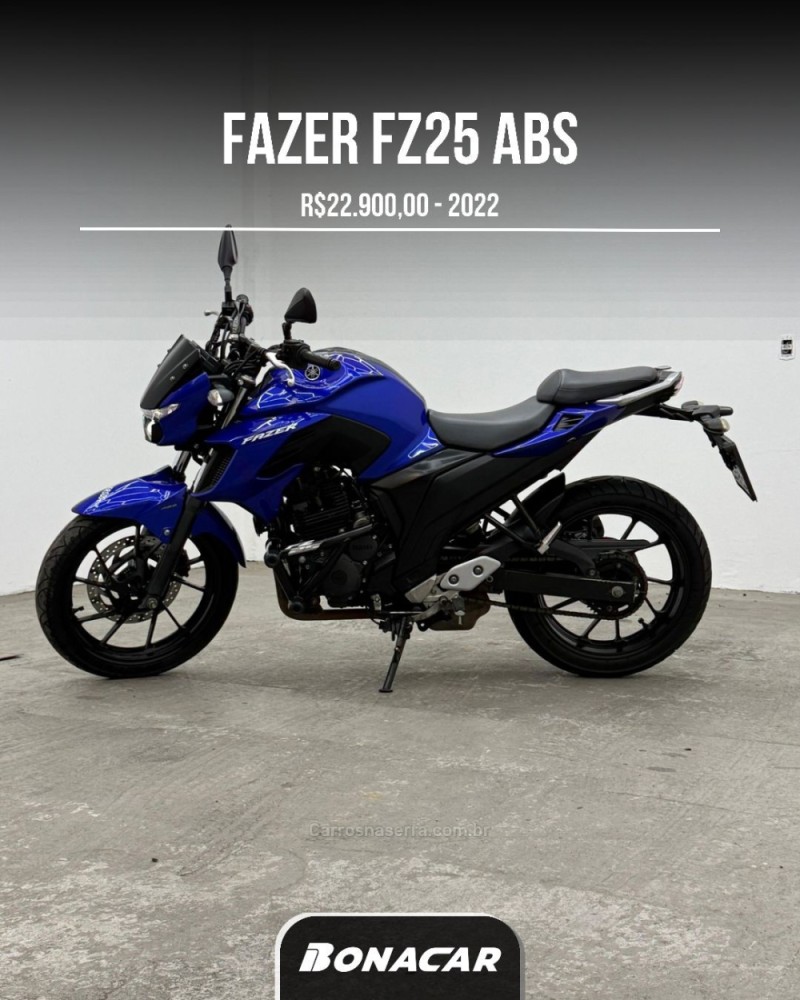 fazer fz25 abs 2022 caxias do sul