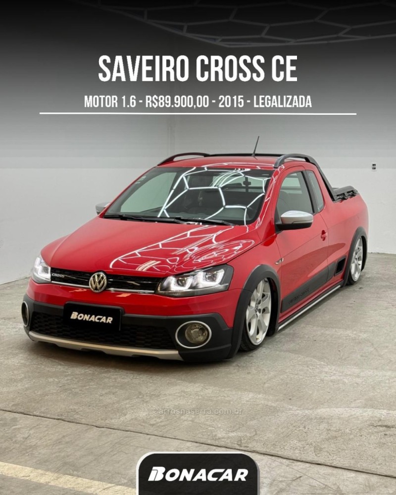 saveiro 1.6 cross ce 8v flex 2p manual 2015 caxias do sul