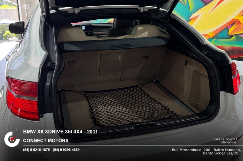 X6 3.0 35I 4X4 COUPÉ 6 CILINDROS 24V GASOLINA 4P AUTOMÁTICO - 2011 - BENTO GONçALVES