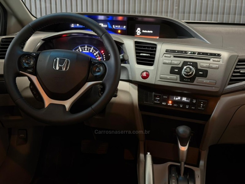 CIVIC 2.0 LXR 16V FLEX 4P AUTOMÁTICO - 2014 - ESTâNCIA VELHA