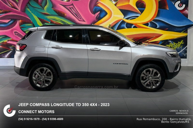 COMPASS 2.0 LONGITUDE TD350 TURBO DIESEL 4X4 4P AUTOMÁTICO - 2023 - BENTO GONçALVES