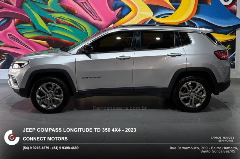 COMPASS 2.0 LONGITUDE TD350 TURBO DIESEL 4X4 4P AUTOMÁTICO - 2023 - BENTO GONçALVES