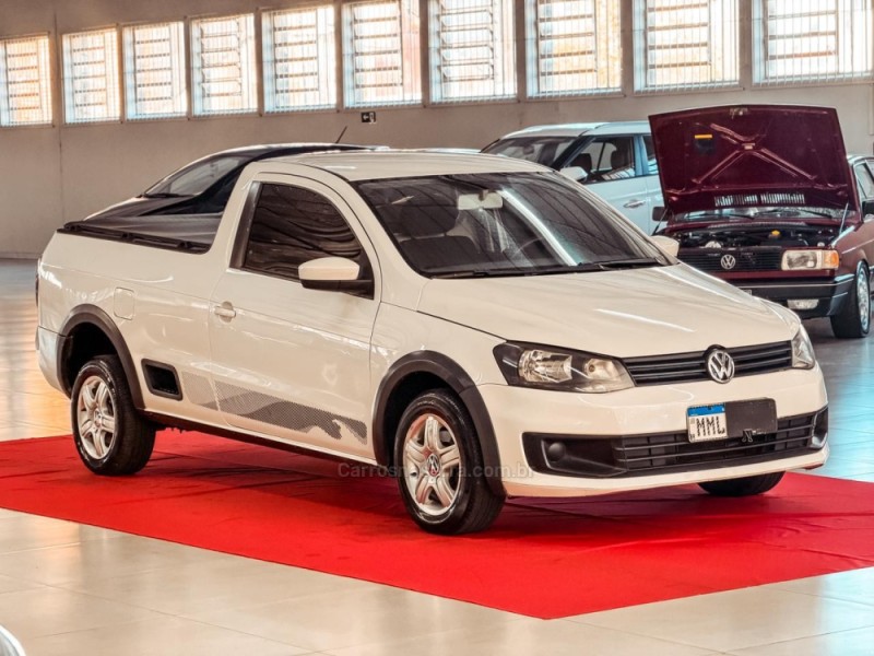 SAVEIRO 1.6 MI CE 8V FLEX 2P MANUAL G.V - 2014 - NOVA PRATA
