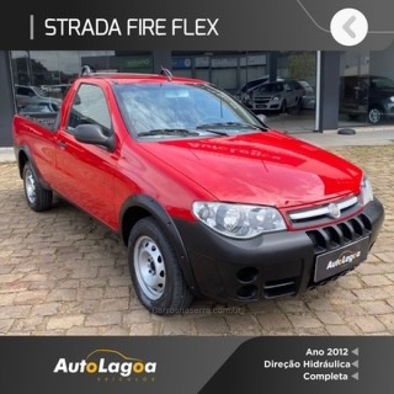 strada 1.4 mpi fire cs 8v flex 2p manual 2012 lagoa vermelha