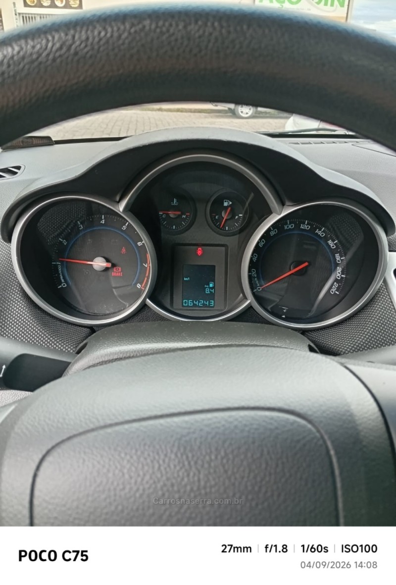 CRUZE 1.8 LT 16V FLEX 4P MANUAL - 2013 - CAXIAS DO SUL