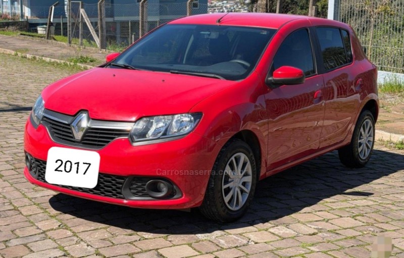 sandero 1.6 expression 8v flex 4p manual 2017 bento goncalves