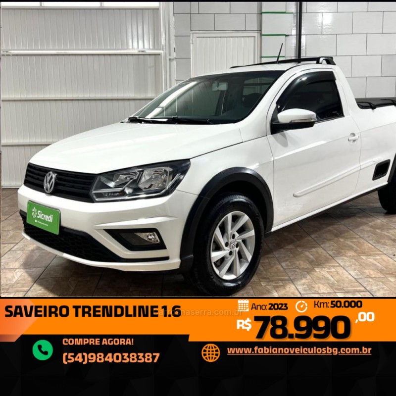saveiro 1.6 msi trendline cs 8v flex 2p manual 2023 bento goncalves