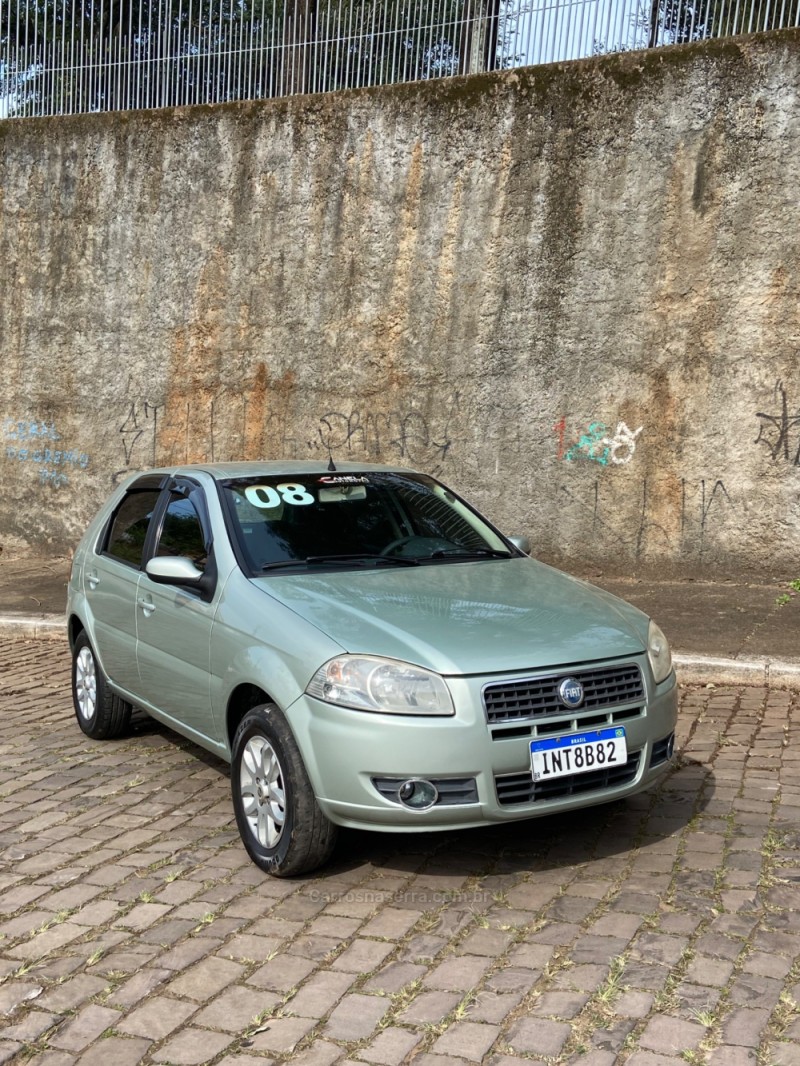 PALIO 1.4 MPI ELX 8V FLEX 4P MANUAL - 2008 - SAPIRANGA