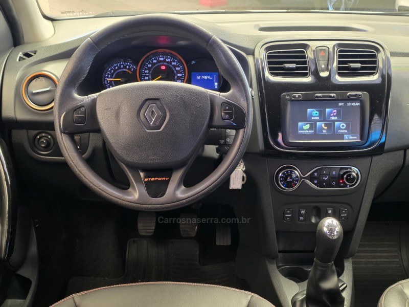 SANDERO 1.6 STEPWAY 8V FLEX 4P MANUAL - 2015 - SAPIRANGA