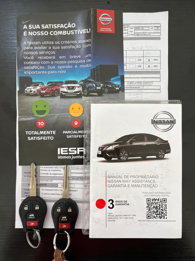 VERSA 1.6 16V FLEX S 4P MANUAL - 2020 - CAXIAS DO SUL