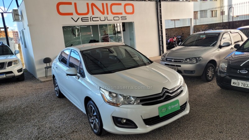 c4 lounge 1.6 tendance 16v turbo gasolina 4p automatico 2015 caxias do sul
