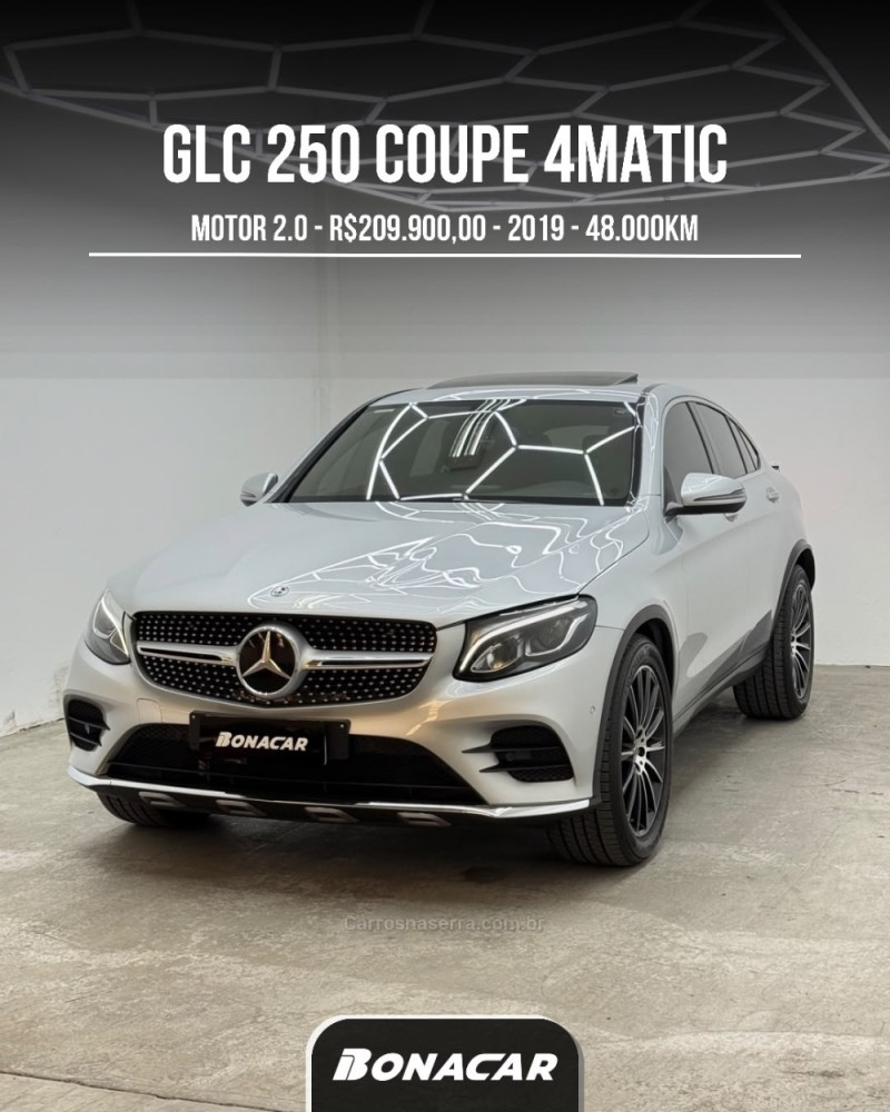 glc 250 2.0 turbo 16v coupe 4x4 automatico 2019 caxias do sul