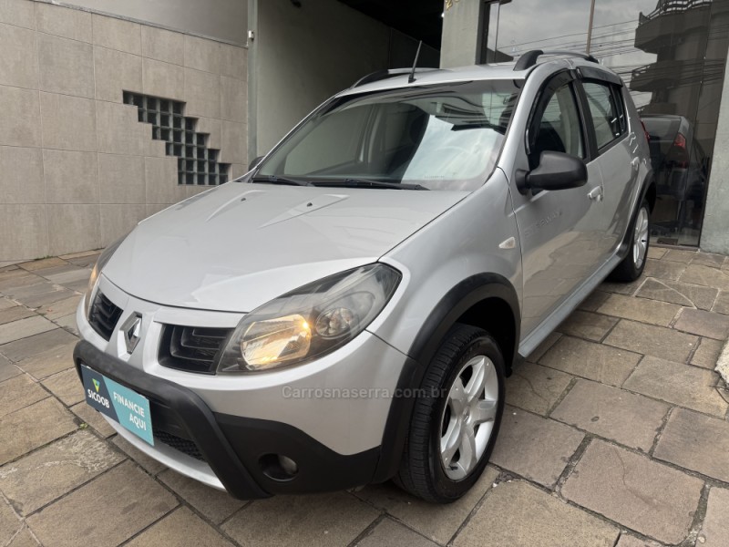 sandero 1.6 stepway 16v flex 4p manual 2011 garibaldi