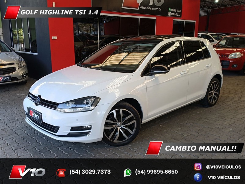 golf 1.4 tsi highline 16v gasolina 4p manual 2015 caxias do sul