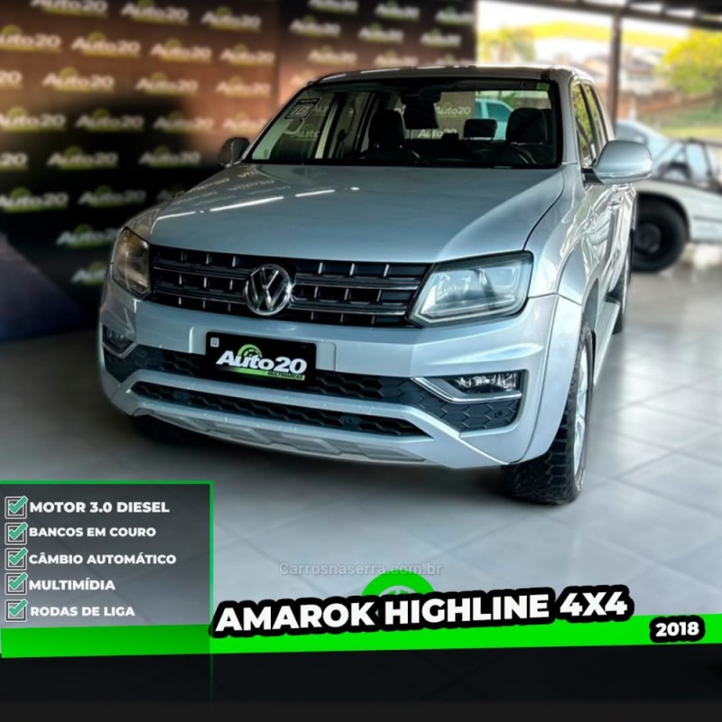 AMAROK 2.0 HIGHLINE 4X4 CD 16V TURBO INTERCOOLER DIESEL 4P AUTOMÁTICO