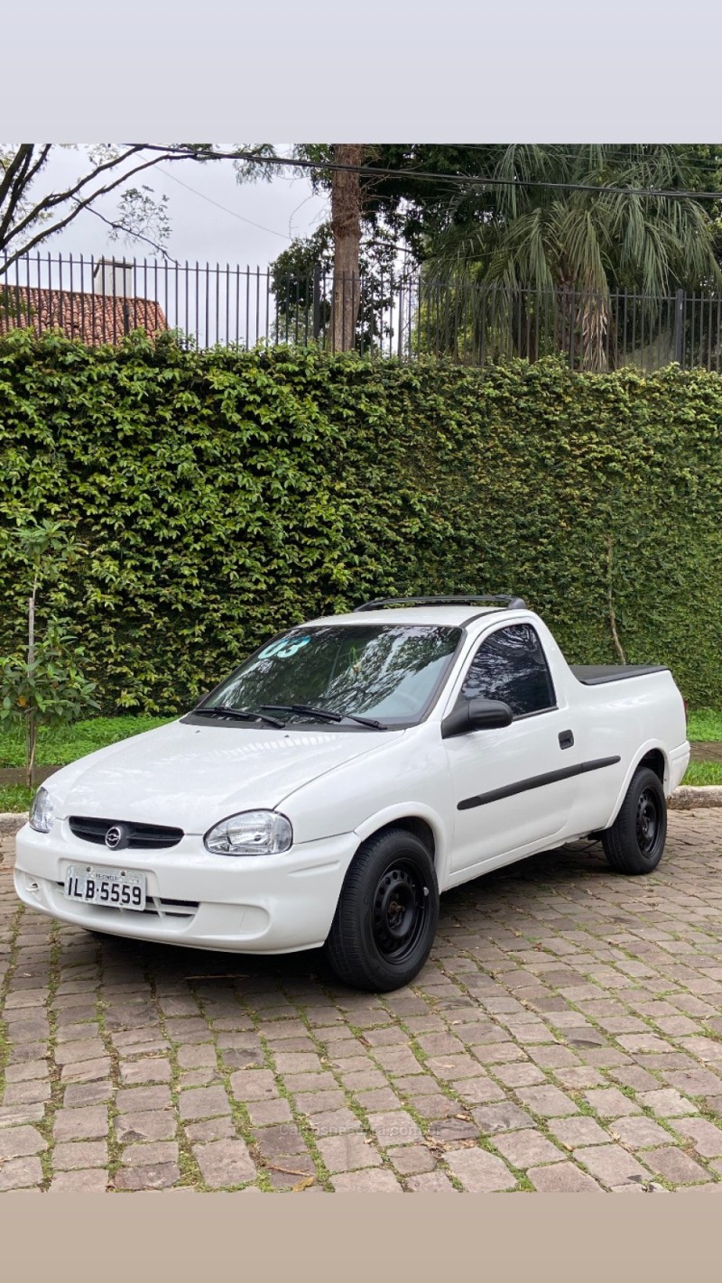 CORSA 1.6 MPFI GL CS PICK-UP 8V GASOLINA 2P MANUAL - 2003 - SAPIRANGA