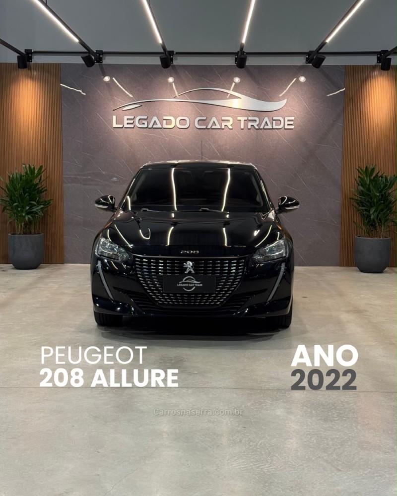 208 1.6 allure 16v flex 4p automatico 2022 caxias do sul