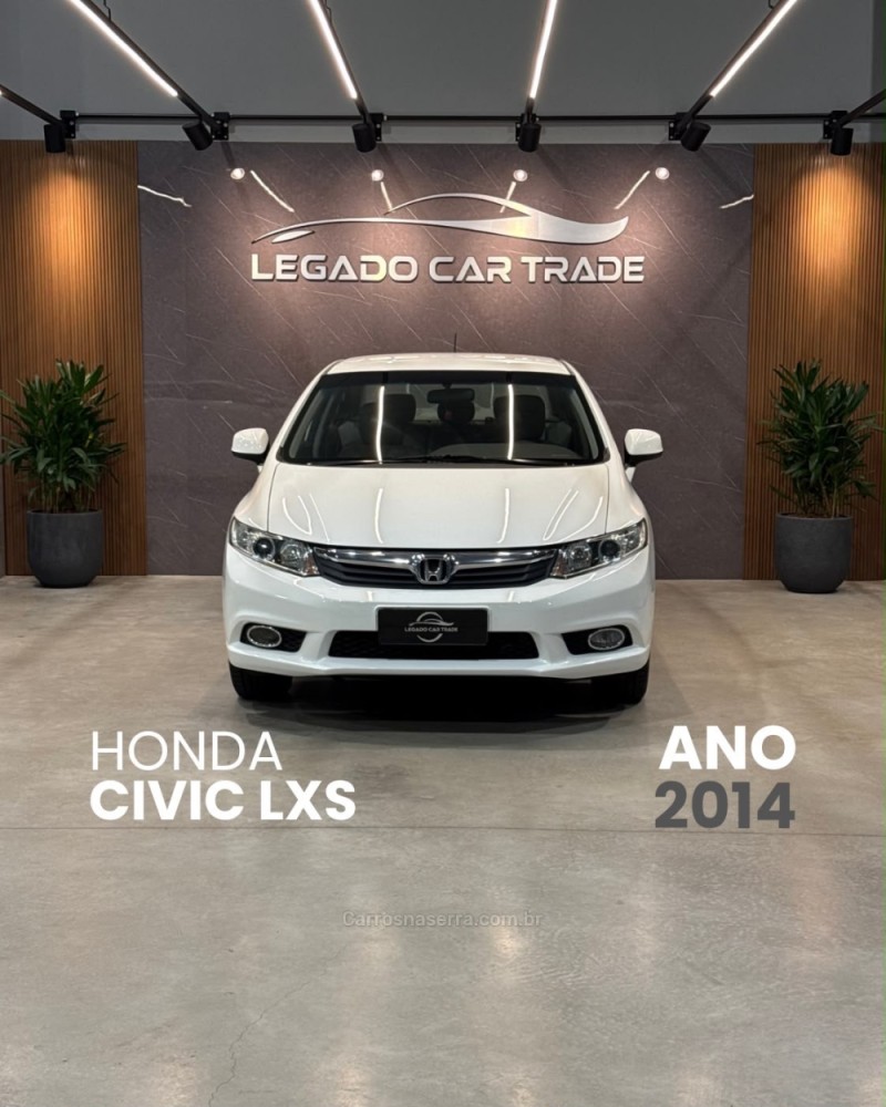 civic 1.8 lxs 16v gasolina 4p manual 2014 caxias do sul