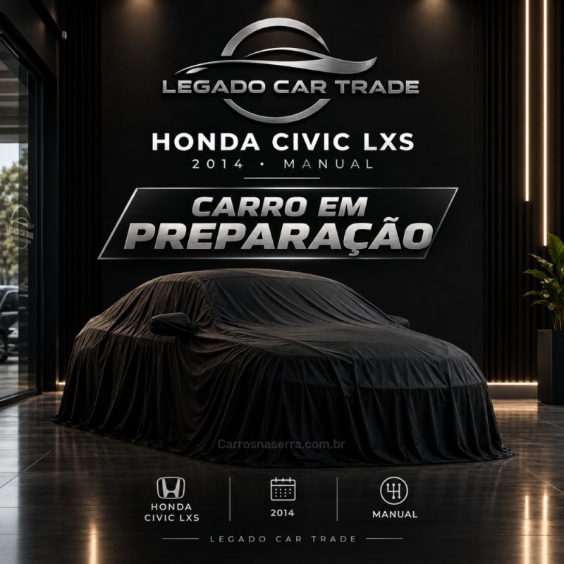 civic 1.8 lxs 16v gasolina 4p manual 2014 caxias do sul