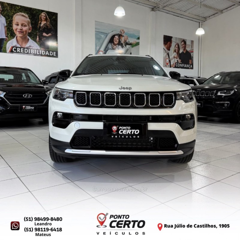 COMPASS 1.3 LONGITUDE T270 16V TURBO 4X2 FLEX 4P AUTOMÁTICO - 2023 - SANTA CRUZ DO SUL