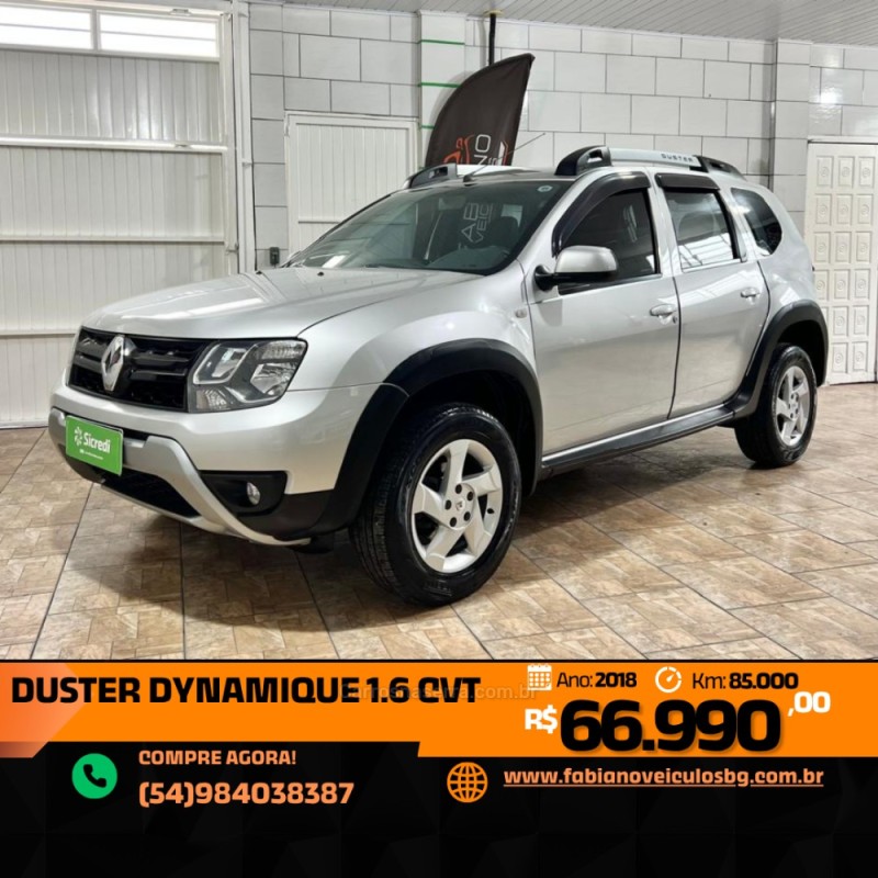 duster 1.6 dynamique 4x2 16v flex 4p automatico 2018 bento goncalves