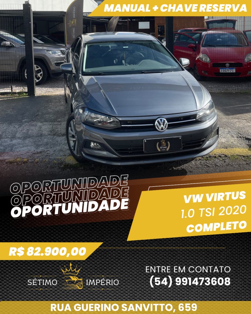 virtus 1.0 tsi flex 4p automatico 2020 caxias do sul